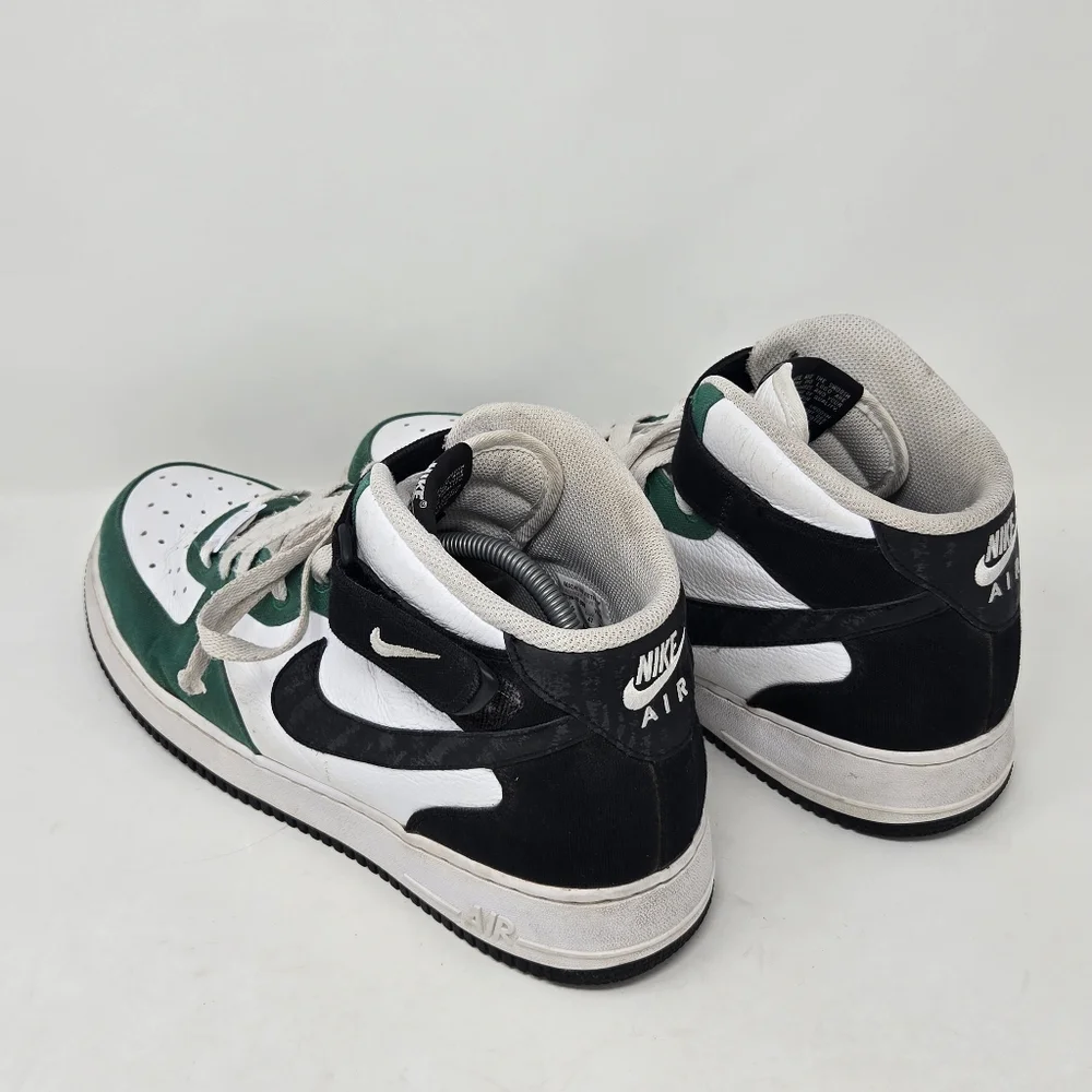 Nike Air Force 1 High Mid By You Green White Mens Size 12.5 Shoes DZ3640-900